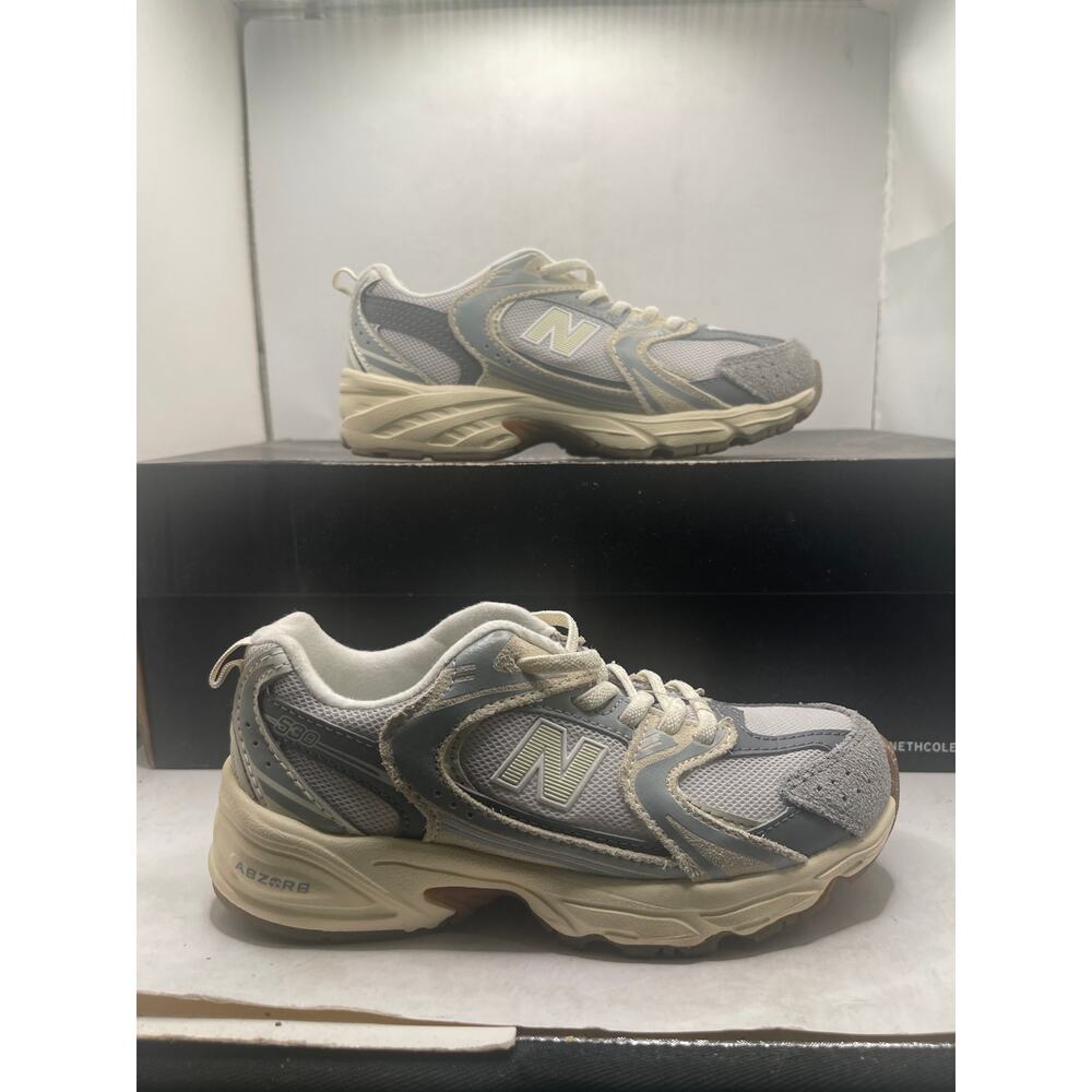 New Balance 530 Pre 'school White Running Sneakers PZ53OUK